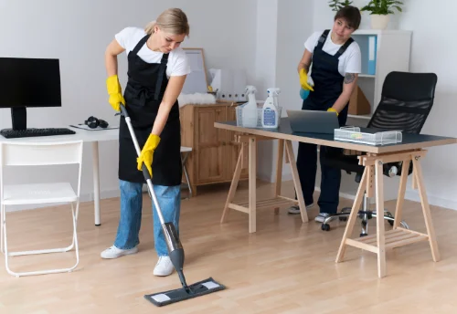 Nettoyage de bureau professionnel à Épieds